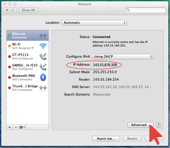 how to find your ip address mac