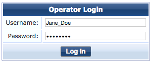 Operator Login Jane_Doe