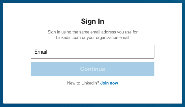 How to create a separate LinkedIn Learning account