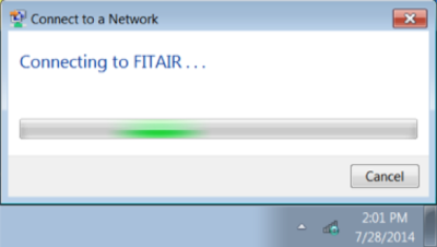 Connecting to FITAIR Connecting to FITAIR