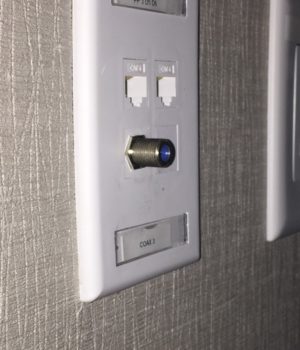 Example of an Ethernet and Cable Jack Example of an Ethernet and Cable Jack