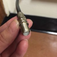 Jack with a Cable Barrel Connector Correct connection