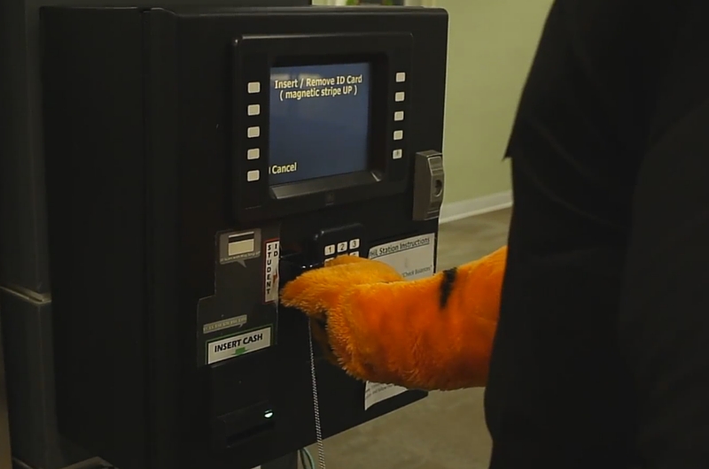 Stitch Adding Money at a PHiL Station