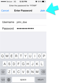 iPhone Join with John_Doe User Information iPhone Join with John_Doe User Information