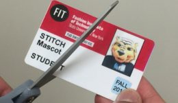 Person Cutting an FIT ID