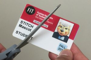 Person Cutting an FIT ID