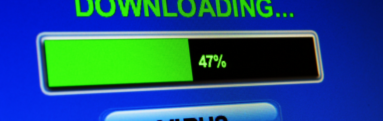 Download Status Bar at 47% for Virus