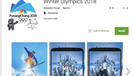 Unofficial application using official Olympics branding