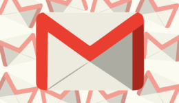 Gmail icon with gmail icon as a decorative background