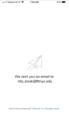 7 We sent you an email to We sent you an email to screen