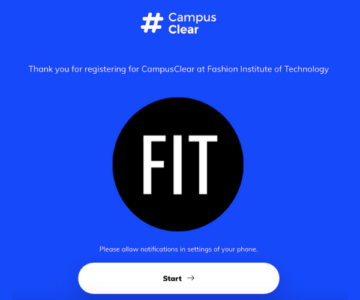 #CampusClear Web App Registration Complete Start #CampusClear Web App Registration Complete Start