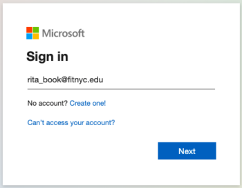 Office 365 Sign In Window With Email Address Entered