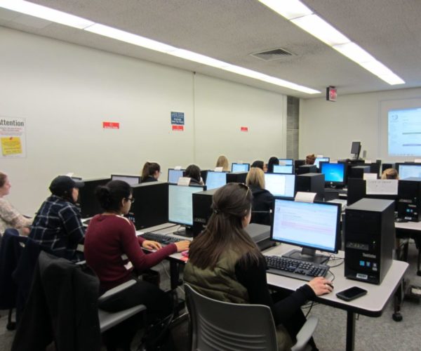 Library Lab during Wikipedia Edit-a-thon