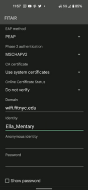 Android Network Settings