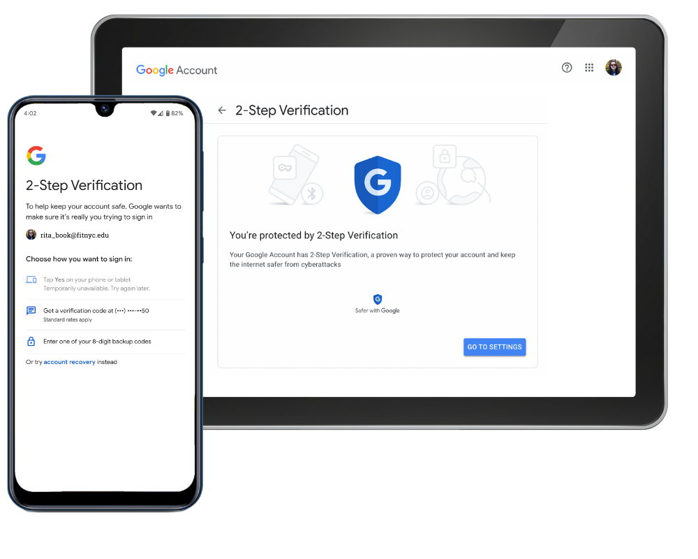 2-Step Verification Phone and Tablet