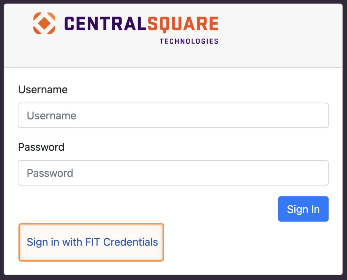 Finance Enterprise Sign-in Screen