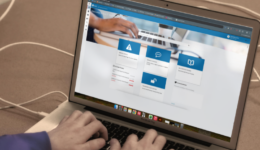 Person using Ivanti Neurons on a laptop